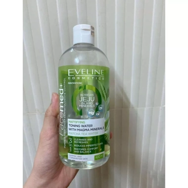 Nước Hoa Hồng Eline Toning Water Magma Mineral Matcha Tea 400ml - Giá 469.900₫