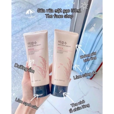 Nước hoa hồng Face Shop Rice Ceramide 150ml - Dưỡng ẩm, se khít lỗ chân lông, 180k