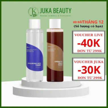 Nước hoa hồng Isntree Green Tea Fresh + Hyaluronic Acid Toner, dưỡng ẩm, làm sạch sâu, giảm còn 300k (giá gốc 360k)