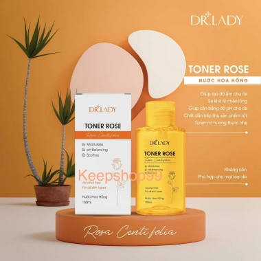 Nước hoa hồng Keepshop Toner Rose Dr Lady - Khít lỗ chân lông cân ẩm chống lão ngừa mụn - 196.000₫ 3