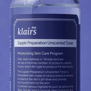 Nước Hoa Hồng Klairs Da Nhạy Cảm Dear Toner Supple Preparation 180ml - 219.000₫