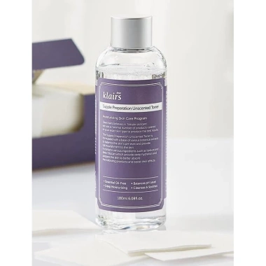 Nước Hoa Hồng Klairs Supple Preparation Không Mùi – Toner Dưỡng ẩm, Giá 350.000₫