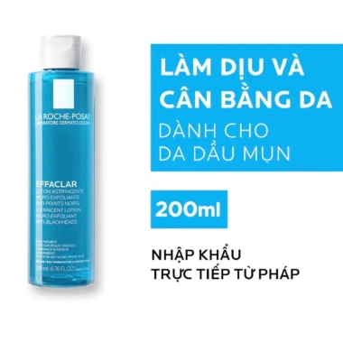 Nước hoa hồng La Roche Posay Effaclar Lotion BHA da dầu mụn - 389.000 VND 3