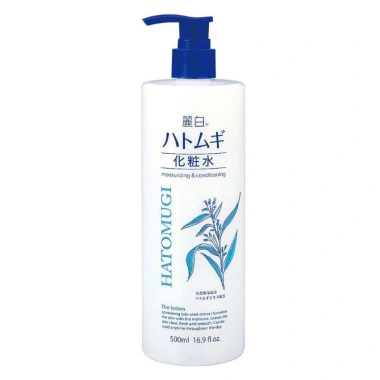 Nước hoa hồng làm trắng cấp ẩm dịu nhẹ Ý Dĩ Hatomugi – Skin Conditioner 500ml/1.000ml, giá ưu đãi 125k