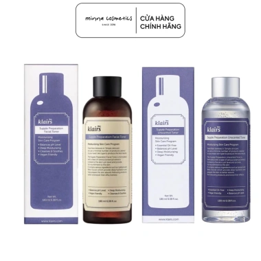 Nước Hoa Hồng Lành Tính Klairs Preparation Facial Toner Dưỡng ẩm, Se khít lỗ chân lông - Giá ưu đãi 295.000₫