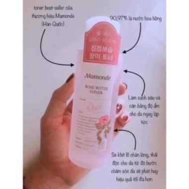Nước Hoa Hồng Mamonde Rose Water Toner 250ml Dành Cho Mọi Loại Da - Giá 88.000đ