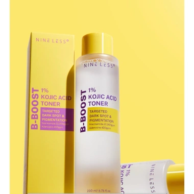 Nước Hoa Hồng Nine Less B-Boost Toner 1% Kojic Acid Dưỡng Sáng, Cân Bằng Da 200ml 429.000₫ 4 Nước Hoa Hồng Nine Less B-Boost Toner 1% Kojic Acid Dưỡng Sáng, Cân Bằng Da 200ml 429.000₫ 4