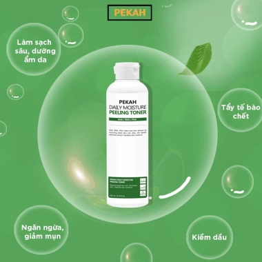 Nước hoa hồng PEKAH Toner 250ml – Da mụn sạch, lỗ chân lông thu nhỏ, 199.000₫