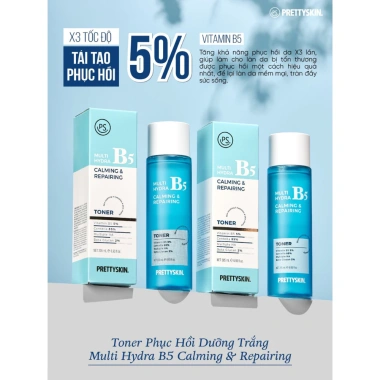 Nước hoa hồng Pretty Skin Multi Hydra B5 205ml - Toner dưỡng ẩm, làm dịu, sửa chữa da, giảm giá 445.000₫ 6