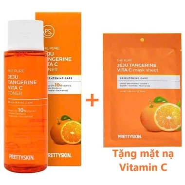 Nước Hoa Hồng Quýt The Pure Jeju Tangerine Vita C Toner 250ml – Dưỡng ẩm, sáng da, giá 340.000₫