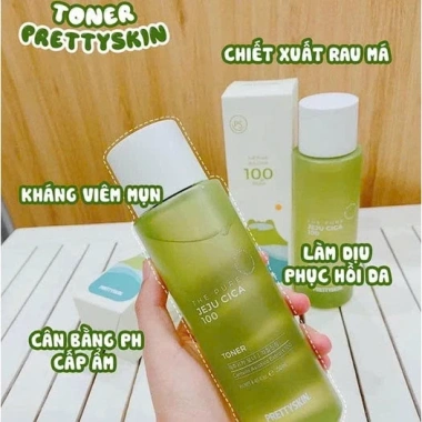 Nước Hoa Hồng Rau Má Pretty Skin Jeju Cica Toner 250ml: Dành cho Da Dầu Mụn, Da Nhạy Cảm Giảm 18% còn 365.106₫ 7 Nước Hoa Hồng Rau Má Pretty Skin Jeju Cica Toner 250ml: Dành cho Da Dầu Mụn, Da Nhạy Cảm Giảm 18% còn 365.106₫ 7