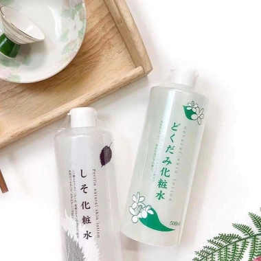 Nước hoa hồng Toner diếp cá tía tô Dokudami 500ml - Natural Skin Lotion Nhật, giảm giá 99.000 VND tại Lumota Store 4