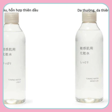 Nước Hoa Hồng Toner Muji Lành Tính 300ml - Phục hồi da nhạy cảm, Toning Water Nhật Bản, Giá 260.000₫