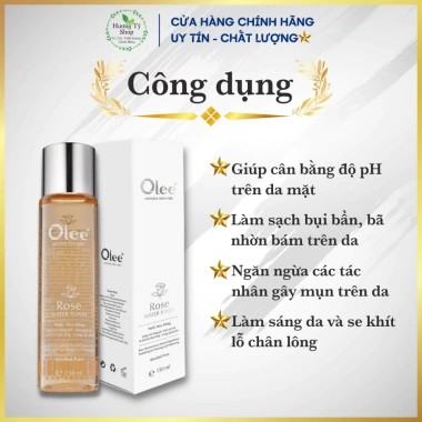 Nước Hoa Hồng Toner Olee - Cân Bằng Độ Ẩm, Làm Sạch Da Tự Nhiên, Giá Ưu Đãi 200k