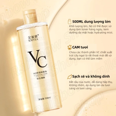 Nước Hoa Hồng VC Orange Toner dưỡng ẩm da nhạy cảm 500ml - Giá chỉ 60.000đ 5