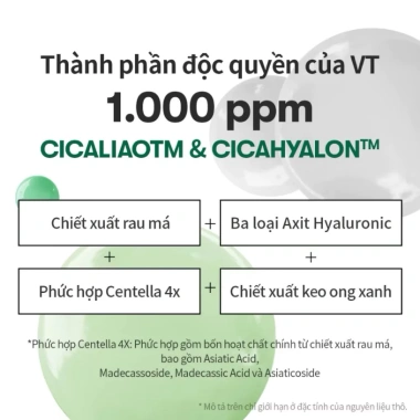 Nước Hoa Hồng VT Cosmetics CICA 510ml - Cấp ẩm sâu, dịu da nhạy cảm, chỉ 319k 5 Nước Hoa Hồng VT Cosmetics CICA 510ml - Cấp ẩm sâu, dịu da nhạy cảm, chỉ 319k 5
