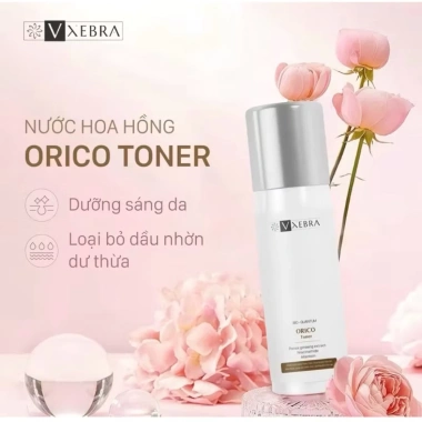 Nước Hoa Hồng VXEBRA Orico Toner 120ml - Dưỡng ẩm sâu, chống lão hóa, giá 390.000 VND