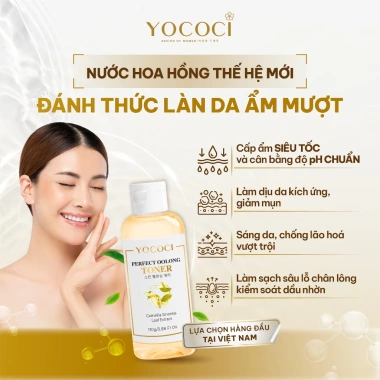 Nước Hoa Hồng Yococi Perfect Oolong Toner 110g - Dưỡng ẩm nhẹ, cân bằng pH, da mịn màng, giá ưu đãi 164k 3 Nước Hoa Hồng Yococi Perfect Oolong Toner 110g - Dưỡng ẩm nhẹ, cân bằng pH, da mịn màng, giá ưu đãi 164k 3