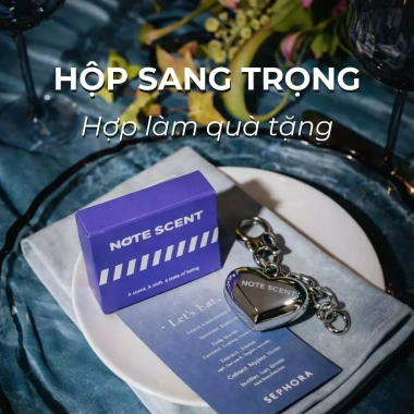 Nước Hoa Khô Note Scent Dạng Móc Khóa & Sáp Không Cồn Dưỡng Da – Nhỏ Gọn, Mang Đi Mọi Nơi, Giá 195.000₫ 9 Nước Hoa Khô Note Scent Dạng Móc Khóa & Sáp Không Cồn Dưỡng Da – Nhỏ Gọn, Mang Đi Mọi Nơi, Giá 195.000₫ 9