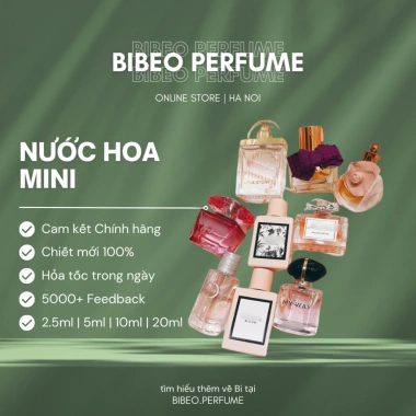 Nước hoa mini BIBEO hương nhẹ, thiết kế gọn gàng, giá 208.473₫ - giảm giá hấp dẫn
