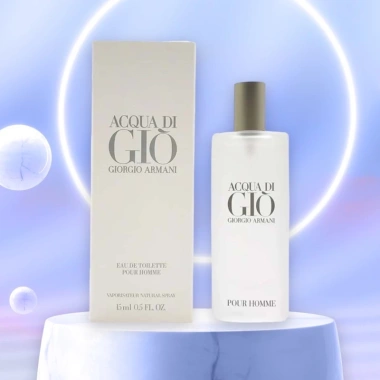Nước hoa mini nam Acqua di Giò Pour Homme 15ml - Dạng xịt, hương nam tính, 515.000₫