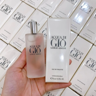 Nước hoa mini nam Acqua di Giò Pour Homme 15ml - Dạng xịt, hương nam tính, 515.000₫
