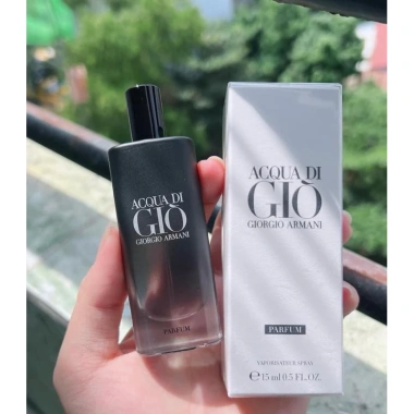 Nước hoa mini nam Acqua di Giò Pour Homme 15ml - Dạng xịt, hương nam tính, 515.000₫