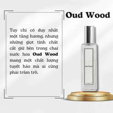Nước hoa mini Oud Wood LEONA Unisex 5-20ml - Trầm hương chính hãng, giảm giá 202k