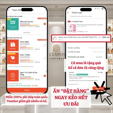Nước hoa mini thơm lâu hơn 10h cho nữ, giá ưu đãi 76.436đ - Đầu xuân rạng rỡ 5 Nước hoa mini thơm lâu hơn 10h cho nữ, giá ưu đãi 76.436đ - Đầu xuân rạng rỡ 5