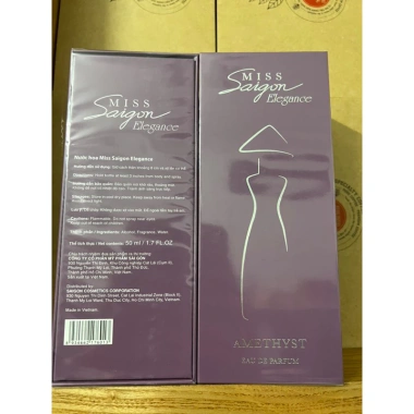 Nước hoa Miss Sài Gòn ELegance N1 Tím 50ml - Hương quyến rũ, giảm 22% chỉ 650k