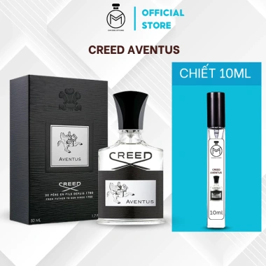 Nước hoa nam Creed Aventus 10ml - Hương thơm cao cấp, giá ưu đãi 126.000₫