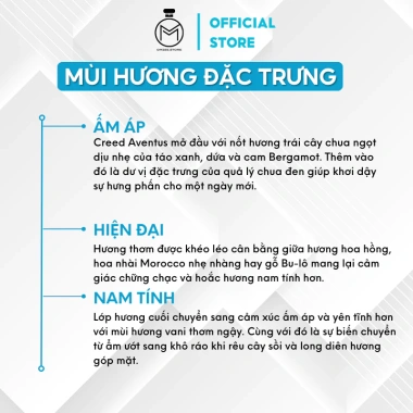 Nước hoa nam Creed Aventus 10ml - Hương thơm cao cấp, giá ưu đãi 126.000₫ 5