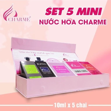 Nước hoa nam nữ Charme Mini 10ml - Hương thơm lâu dài, Giá chỉ 280.000₫, Giảm mạnh so với 347.200 2