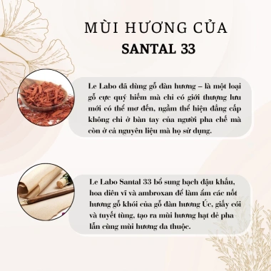 Nước hoa nam nữ Santal 33 10ml - Hương sang trọng, gợi cảm, tinh tế Flora Perfum 140.000 VND 4 Nước hoa nam nữ Santal 33 10ml - Hương sang trọng, gợi cảm, tinh tế Flora Perfum 140.000 VND 4