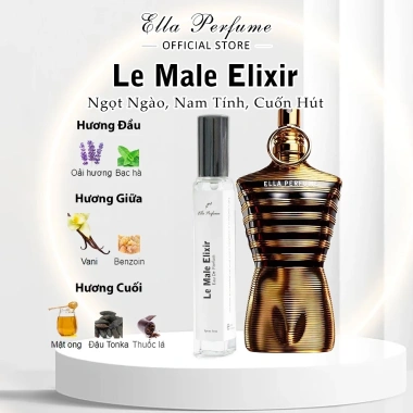 Nước hoa nam Ultra Male Le Male Elixir 10-30ml - Nam tính, gợi cảm, chỉ 135k