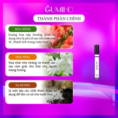 Nước Hoa Nữ Bloom Hồng Đỏ Tím - Hương Jasmine Flora 2.012, Vườn Hoa Thơm Ngát, Giá 65.000đ 4 Nước Hoa Nữ Bloom Hồng Đỏ Tím - Hương Jasmine Flora 2.012, Vườn Hoa Thơm Ngát, Giá 65.000đ 4