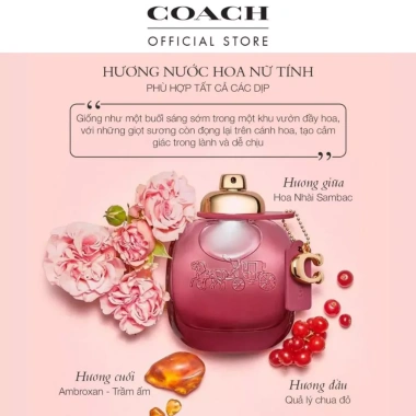 Nước hoa nữ Coach Wild Rose EDP 50ml - Giảm giá, chỉ 2.5 triệu 2