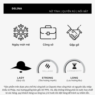 Nước hoa nữ Delina Exclusif chính hãng 10ml - Kiêu kỳ tiểu thư, giá 35.700đ