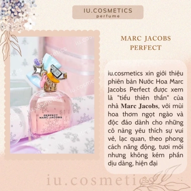 Nước Hoa Nữ Marc Jacobs Perfect 100ml EDP - Hương hoa cỏ nữ tính, gợi cảm, lưu hương lâu- Giá 1.012.500₫ - iu.cosmetics 3
