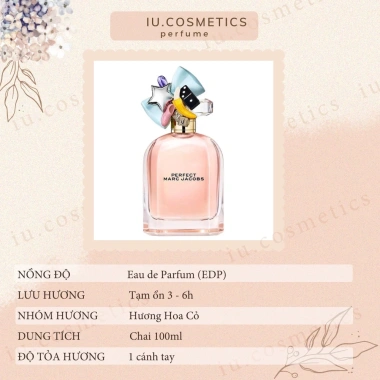 Nước Hoa Nữ Marc Jacobs Perfect 100ml EDP - Hương hoa cỏ nữ tính, gợi cảm, lưu hương lâu- Giá 1.012.500₫ - iu.cosmetics 4