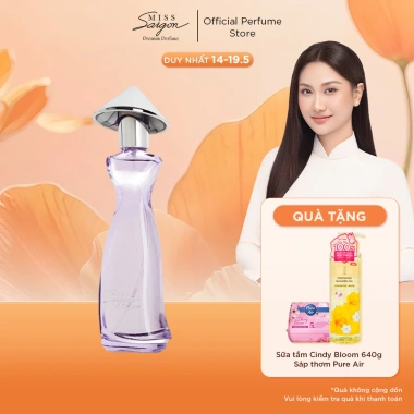 Nước hoa nữ Miss Saigon Elegance Amethyst 50ml - Hương quyến rũ, chỉ 720.000 VND