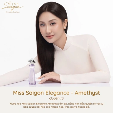 Nước hoa nữ Miss Saigon Elegance Amethyst 50ml - Hương quyến rũ, chỉ 720.000 VND