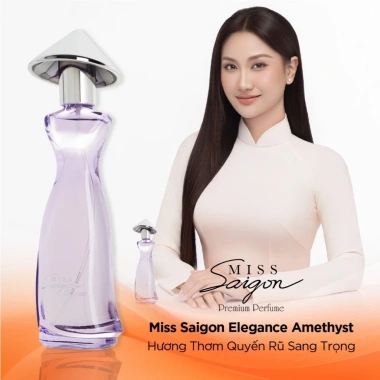 Nước hoa nữ Miss Saigon Elegance Amethyst 50ml - Hương quyến rũ, chỉ 720.000 VND