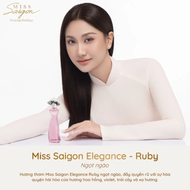 Nước hoa nữ Miss Saigon Elegance Ruby 50ml - Hương ngọt ngào, giá chỉ 720.000 VND 4