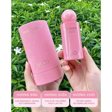 Nước hoa nữ M.O.I What Is Love EDP 50ml phiên bản giới hạn - Giá 899k, Tặng quà