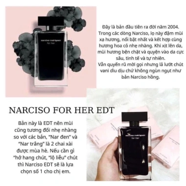 Nước hoa nữ Narciso Rodriguez EDT màu đen 100ml - Giá ưu đãi 866.250đ Lia Perfume 5 Nước hoa nữ Narciso Rodriguez EDT màu đen 100ml - Giá ưu đãi 866.250đ Lia Perfume 5
