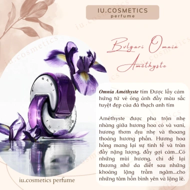 Nước Hoa Nữ Omnia Amethyste 65ml EDT - Hương Hoa Cỏ Quyến Rũ - Giá 779.220₫ 2