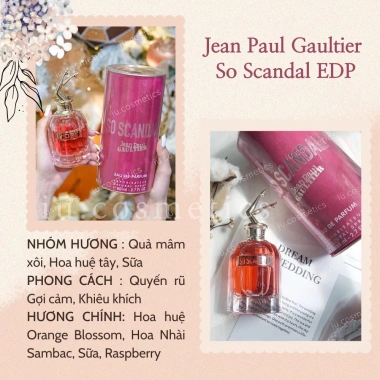 Nước hoa nữ Scandal Jean Paul Gaultier EDP 80ml - Dầu thơm quý phái, lưu hương lâu - Giá 850.000 VND