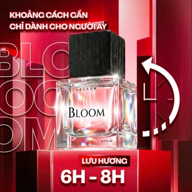 Nước hoa nữ SHIMANTO Veyron Bloom 50ml chính hãng mua 1 tặng 1 chiết 10ml, quà tặng