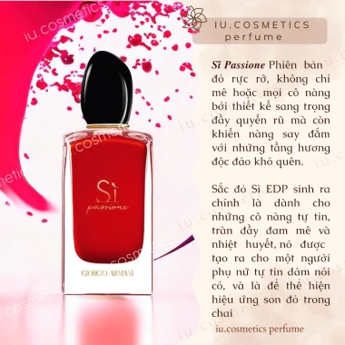 Nước hoa nữ Sì Vàng Đỏ 100ml - Hương quyến rũ đẳng cấp, giá ưu đãi 755k 3 Nước hoa nữ Sì Vàng Đỏ 100ml - Hương quyến rũ đẳng cấp, giá ưu đãi 755k 3